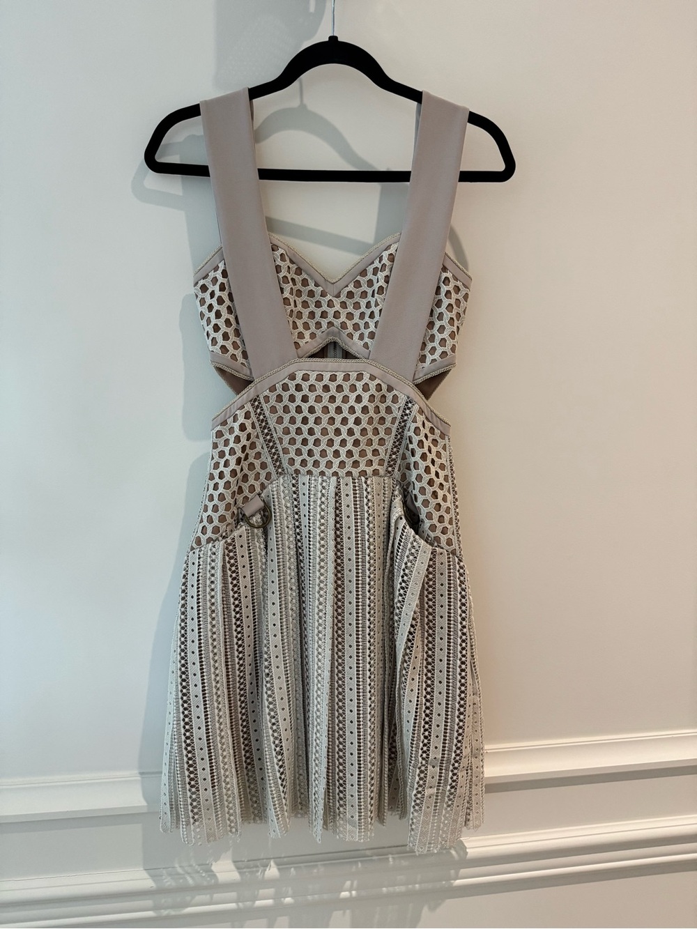 Self Portrait Lace-Detail Strappy Women’s Dress